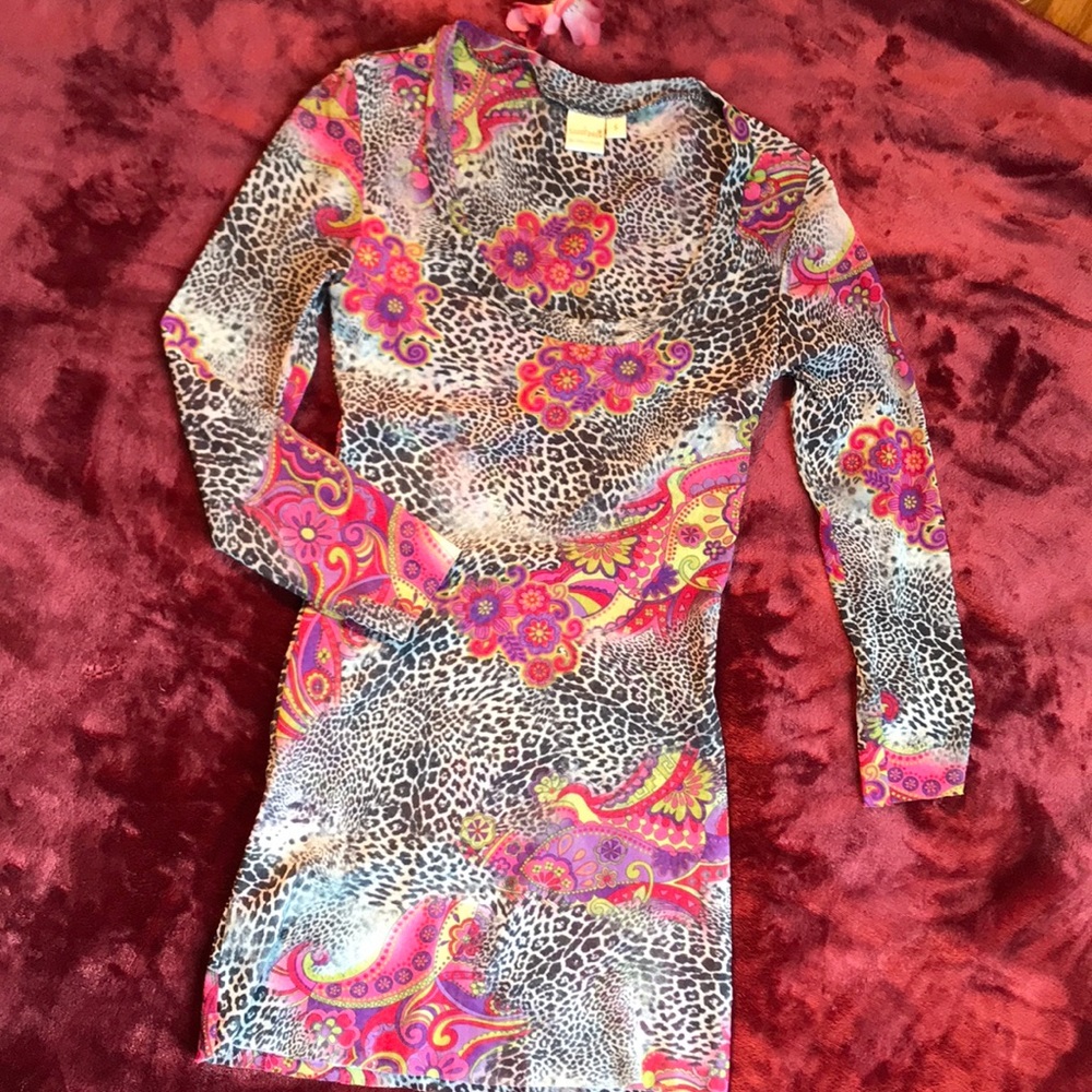 Sweet Pea print top